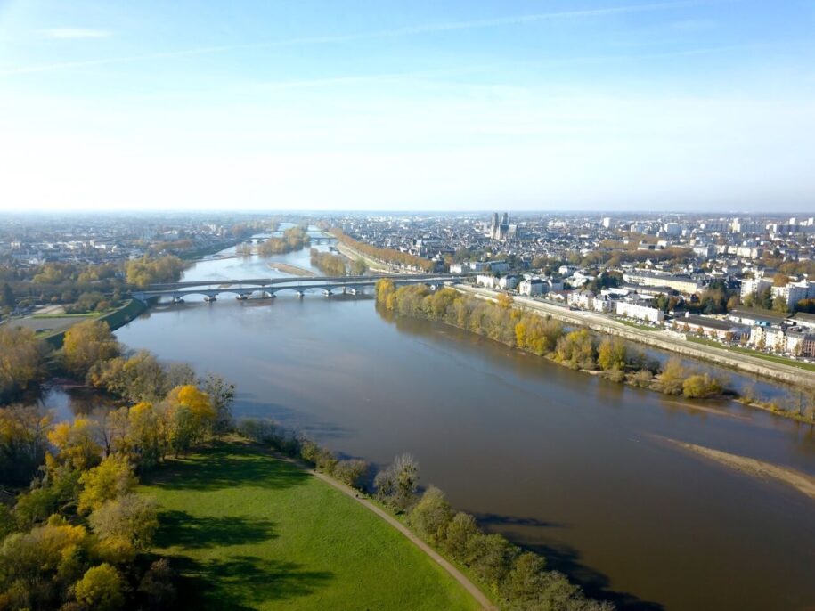 Orléans vue de drone